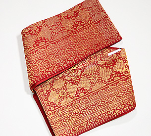 スマトラ・モール織り半幅帯