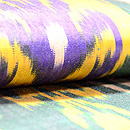 ウズベキスタン・アドラス名古屋帯　質感・風合