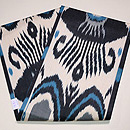 ウズベキスタン・アドラス名古屋帯　帯裏