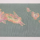 アフリカ大草原名古屋帯　前中心(左巻)