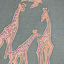 アフリカ大草原名古屋帯　質感・風合