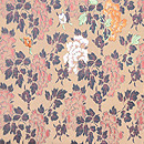 唐獅子牡丹の袋帯 前中心