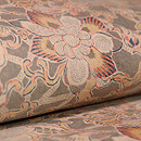 和更紗「籬に花唐草」名古屋帯 質感・風合