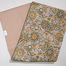 和更紗「源氏車に花唐草」名古屋帯 帯裏