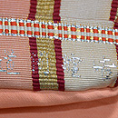 龍村製吉野間道手袋帯 織り出し