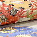 花丸紋様紗の袋帯　質感・風合