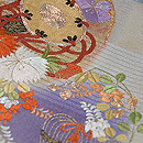 花丸紋様紗の袋帯　質感・風合