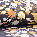 藤と水車、貝名古屋帯　質感・風合