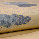 波にかもめ名古屋帯　質感・風合