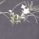 羅織にうさぎの刺繍名古屋帯 前中心