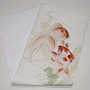 金魚の染め名古屋帯 帯裏