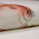 金魚の染め名古屋帯 質感・風合