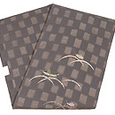 黒地夏虫の名古屋帯　帯裏