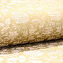 龍村製  中牡丹文鈍子(どんす)丸帯　質感・風合