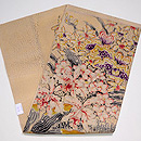 蘭の名古屋帯 皆川月華作 帯裏