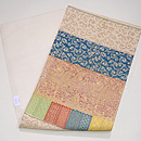 龍村平蔵製「金襴手龍文」開き名古屋帯 帯裏