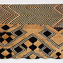 アフリカ・ラフィアの名古屋帯　質感・風合