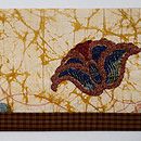 花唐草刺繍の名古屋帯 質感・風合