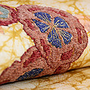花唐草刺繍の名古屋帯 質感・風合