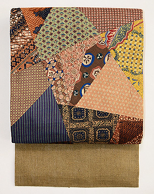 更紗と唐山切継名古屋帯