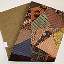 更紗と唐山切継名古屋帯 帯裏