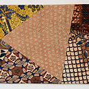 更紗と唐山切継名古屋帯 質感・風合