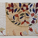 唐草丸紋様名古屋帯　前柄