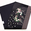 桜の寄せ切れ名古屋帯　帯裏