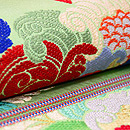 龍村平蔵製 「大智唐草錦」 袋帯　質感・風合