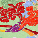 龍村平蔵製 「大智唐草錦」 袋帯　質感・風合