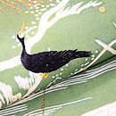 網干(あぼし)と鵜飼い江戸裂名古屋帯 質感・風合