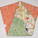 こうけち織と江戸裂接ぎ名古屋帯 帯裏