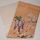 野の四季花々刺繍名古屋帯　帯裏