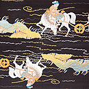 龍村製「耕作錦」袋帯　前柄