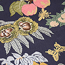 山口弘躬染織製　四季果実文袋帯　質感・風合