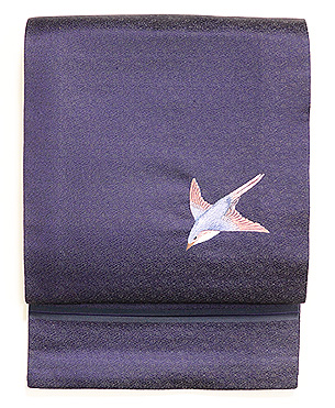 ウグイス一羽の丸帯