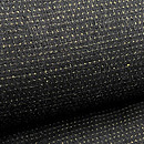 茶蚊絣結城縮み袷　質感・風合