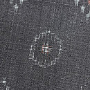 銭玉に群星文様の宮古上布　質感・風合