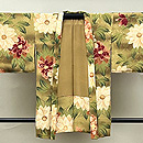 ダリアの花の羽織　正面