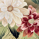 ダリアの花の羽織　質感・風合