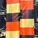 秋野に雀の羽織　羽裏