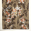 椿に菊、紅葉文様お散歩着