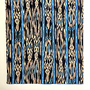 太子間道文様のお召し袷