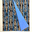 太子間道文様のお召し袷