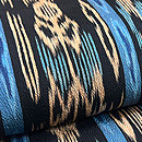 太子間道文様のお召し袷