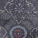 変わり菱紋結城縮の道中着　質感・風合