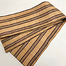 縞芭蕉布の半巾帯　帯裏