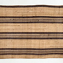 縞芭蕉布の半巾帯　前柄
