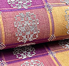 インドネシア モール織り名古屋帯　質感・風合
