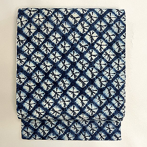 手蜘蛛絞りの名古屋帯